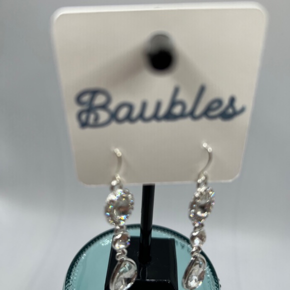 Baubles Chandelier Austrian Crystal Silver Earrings $12 EA or Bundle 3/$20 - Picture 5 of 8